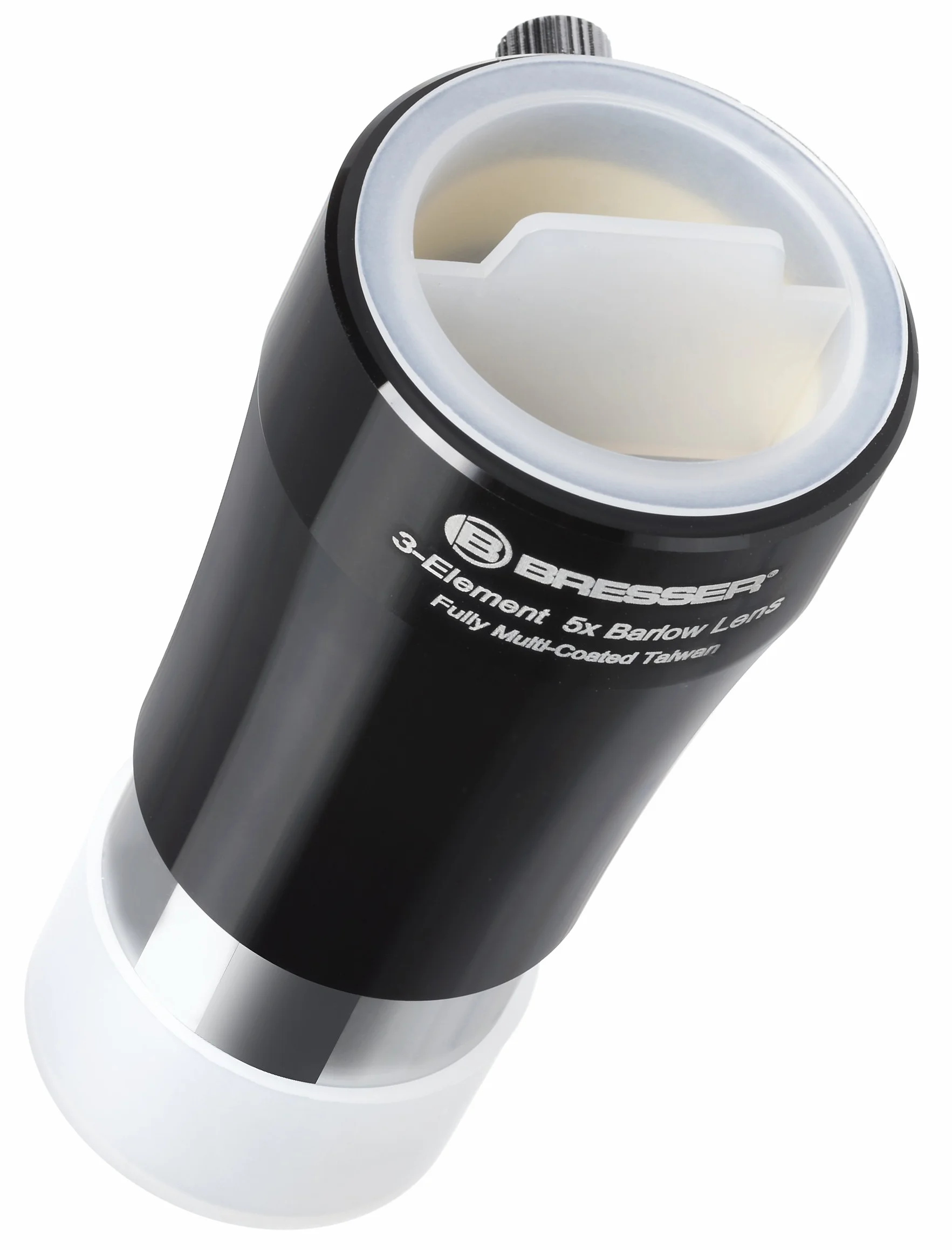 Bresser Lentille télescopique Barlow (5 Fois (31,7 mm 1,25") pour Cinq Fois la Distance focale d'un télescope, avec Optique à 3 lentilles entièrement traité)