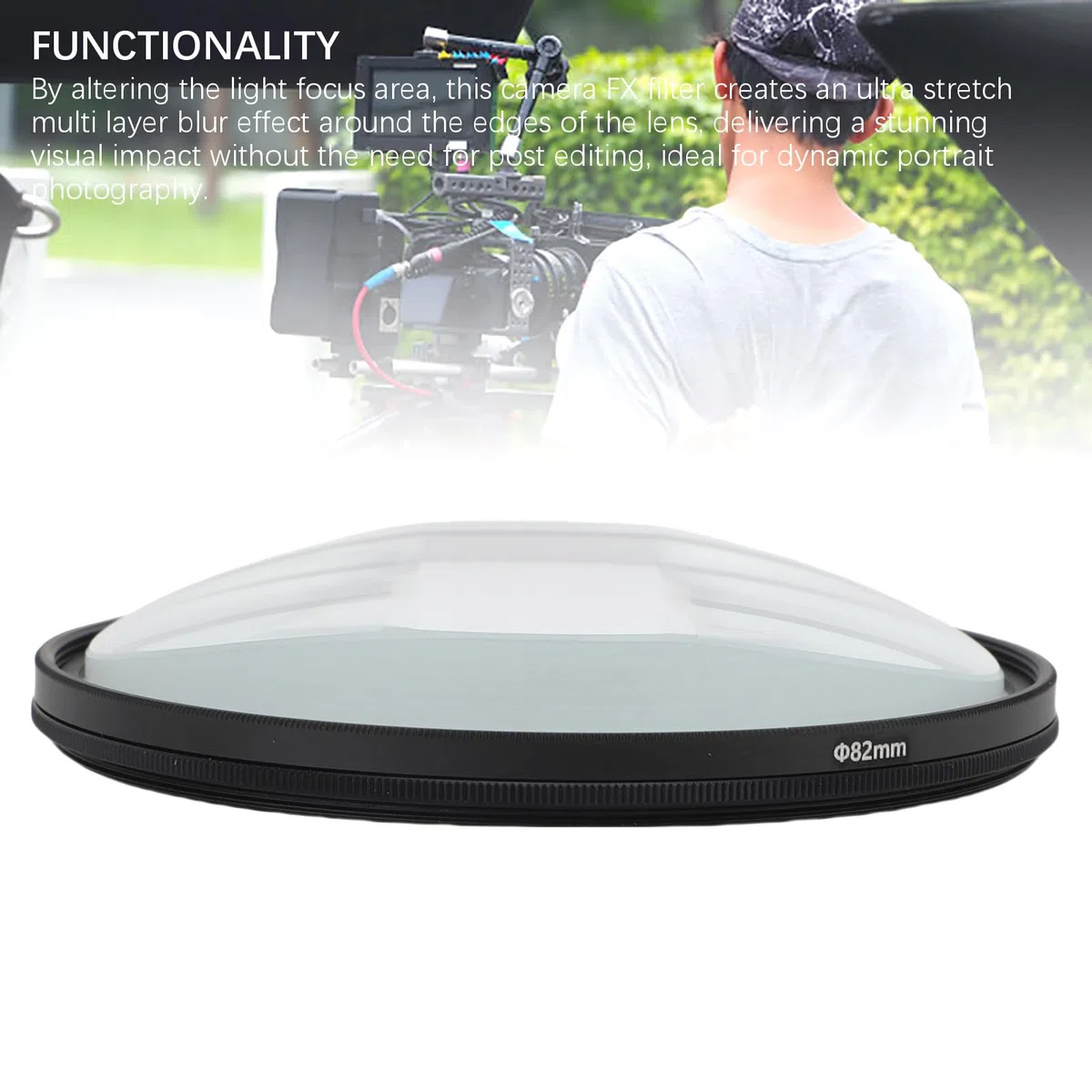 82 Mm Camera FX Motion de Mouvement Super Speed ​​Lens Camera FX Blur Lens Filtre
