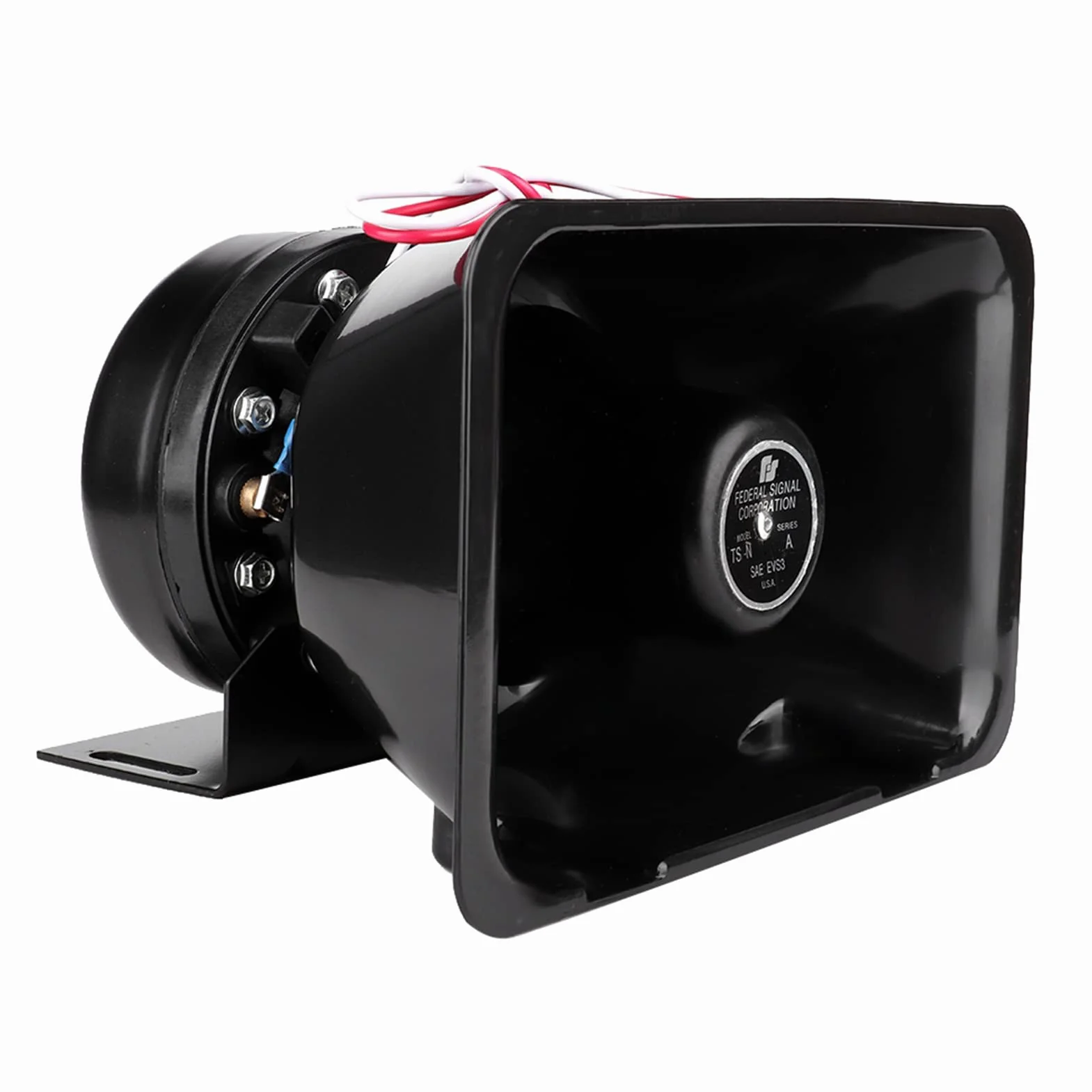 Haut-parleur de Sirène 200W, Haut-parleur de Sirène 200W, Klaxon 12V 200W Super Fort Universel Avertissement de Voiture Alarme Klaxon Haut-parleur Fonctionne avec Système D'alarme