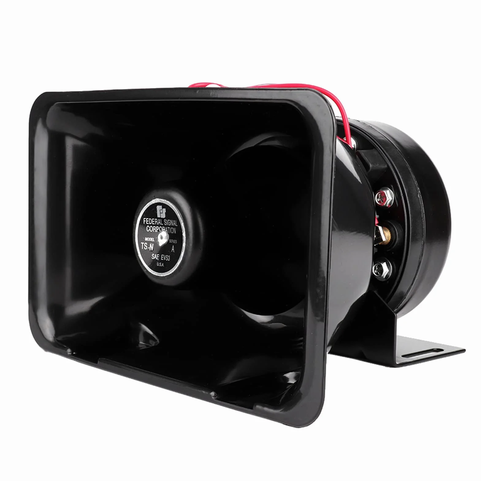 Haut-parleur de Sirène 200W, Haut-parleur de Sirène 200W, Klaxon 12V 200W Super Fort Universel Avertissement de Voiture Alarme Klaxon Haut-parleur Fonctionne avec Système D'alarme