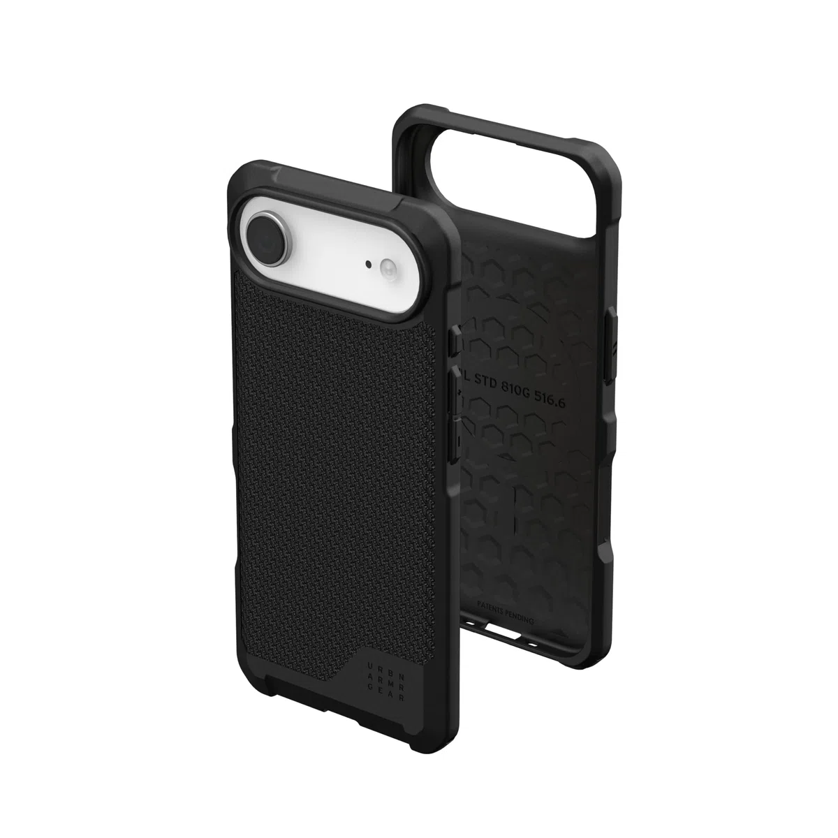 Urban Armor Gear Metropolis LT MS Case Compatible Apple iPhone Air Coque (Protection Conforme aux Normes Militaires, Chargement sans Fil (Qi) / magnétique) Kevlar Noir