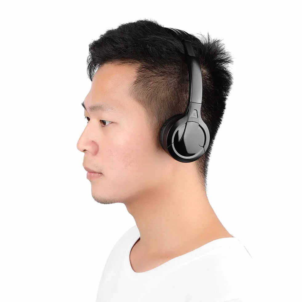Qiilu Écouteurs stéréo sans Fil infrarouges à 2 canaux Design Ergonomique modèle Audio stéréo écouteurs de Voiture pour Appui-tête de Voiture DVD