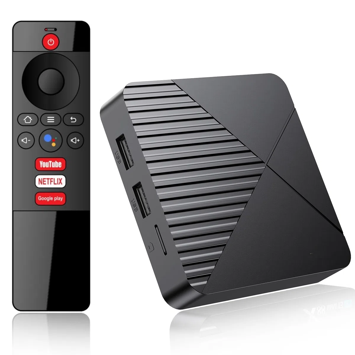 Android TV Box 13.0, 2025 Android Box avec RAM 4G ROM 32G 3D HD 8K WiFi6 Enternet10/100M BT5.0 USB3.0 HDR10 Cast Screen Smart TV Box