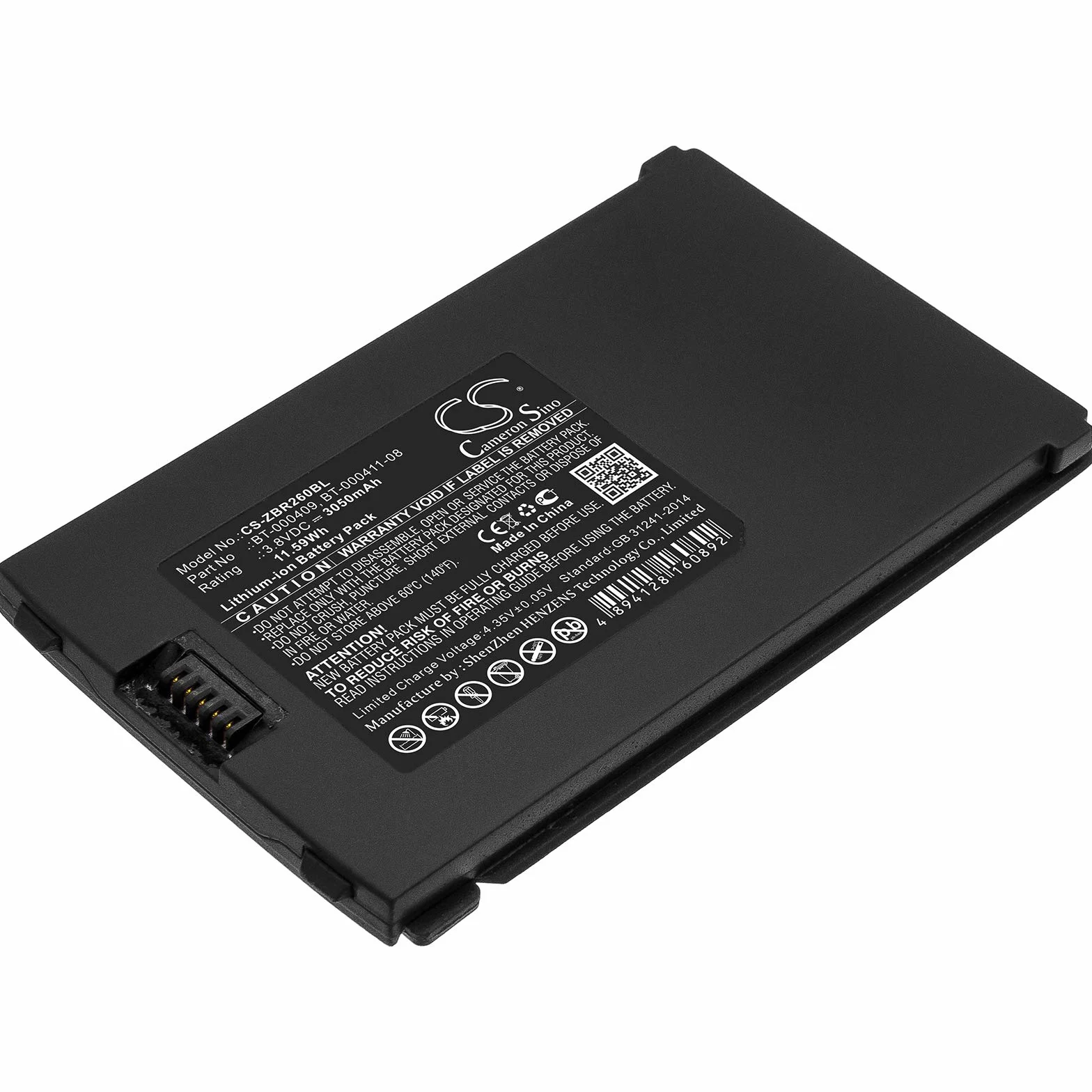 Batterie de remplacement pour Zebra TC21, TC210, TC210K, TC26, TC26AK, numéro de pièce : BT-000409, BT-000409-50, BT-000411-08, BTRY-TC2Y-1XMA1-01