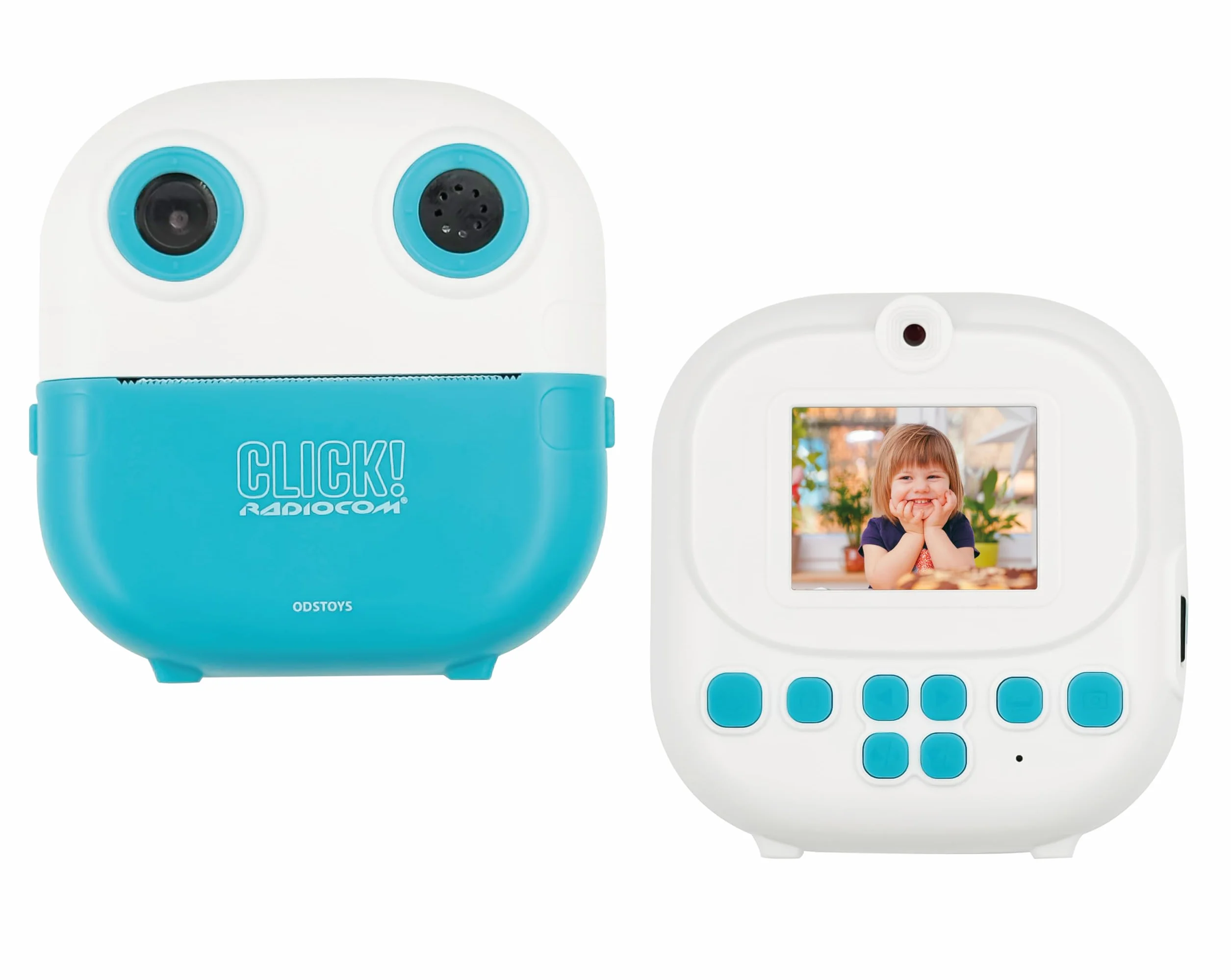Cliquez 4 - Appareil Photo instantané pour Enfants - Double caméra - Imprimez des Photos et des Dessins à partir de l'App - Vidéo 1080p - Zoom 6X - Jeux - MP3 - Écran LCD 2" - MicroSD 4 Go