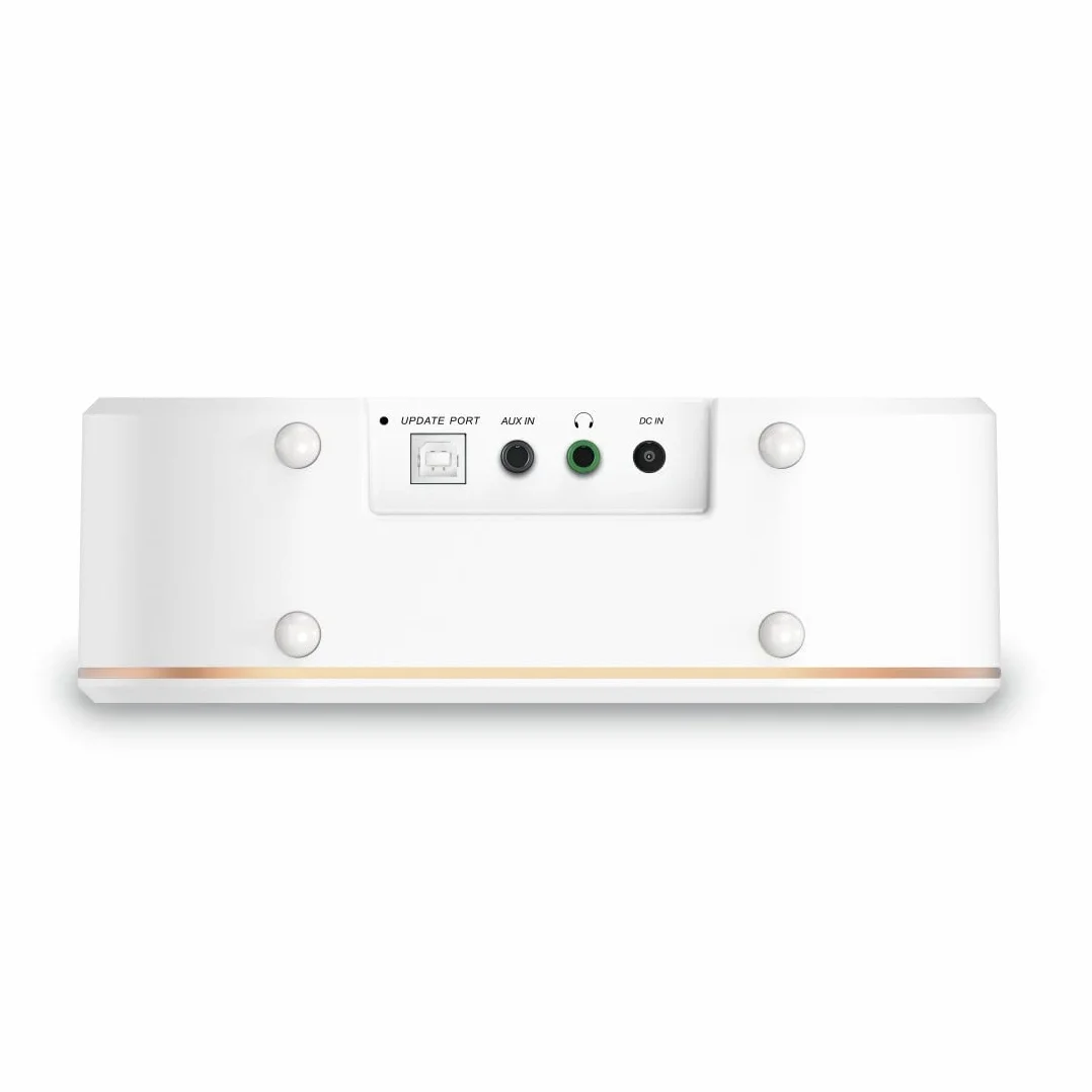 Hama Radio numérique "DR350", FM/DAB/DAB+ (pour réception FM / DAB / DAB +,radio de cuisine sous comptoir, écran couleur, fonction d'alarme, fonctionnement sur secteur) Blanc