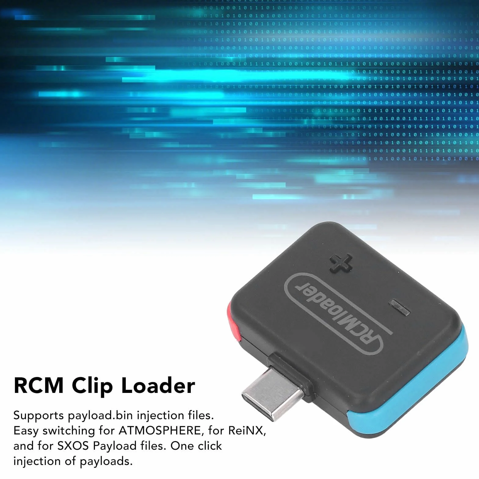RCM -Klem/Holder Dongle Injecteur Modèles RCM Charger pour le Mode de Récupération Un pour la Console Switch -Pro Proprietary ABS Matériaux