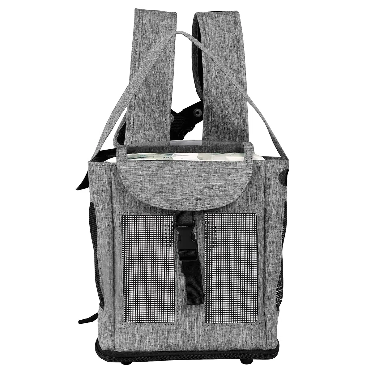 Sac à dos portable de concentrateur d'oxygène de compatible avec Inogen one G3 G5,Rove 6,sac en filet de transport de machine à oxygène ultra-léger pour les voyages en plein(Sac Seulement)