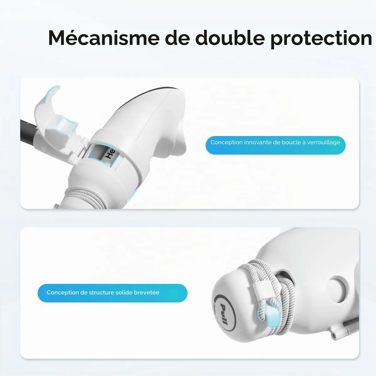 AMVR Fixation réglable pour club de golf compatible avec Meta/Oculus Quest 3S/Quest 3, longueur facilement réglable
