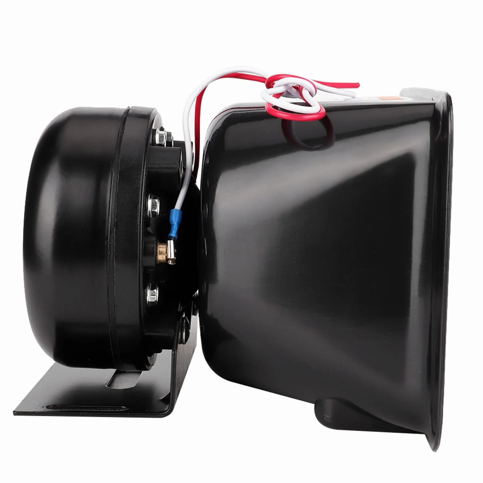 Haut-parleur de Sirène 200W, Haut-parleur de Sirène 200W, Klaxon 12V 200W Super Fort Universel Avertissement de Voiture Alarme Klaxon Haut-parleur Fonctionne avec Système D'alarme